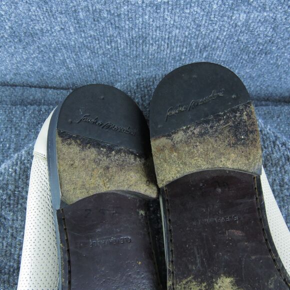 Sandro Moscoloni Capri Ice Men Loafer Shoes Sz 11.5 Medium Beige Leather Slip On - Picture 9 of 10